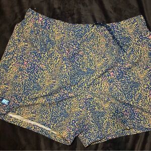 Melody Ehsani Vibrant Leopard Athletic Shorts